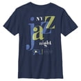 thumbnail image 1 of Boy's Soul NY Jazz Night Graphic Tee Navy Blue X Small, 1 of 4