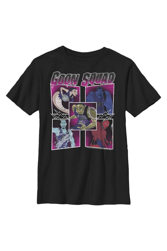 Boy's Space Jam: A New Legacy Goon Squad Boxes Graphic Tee Black Small