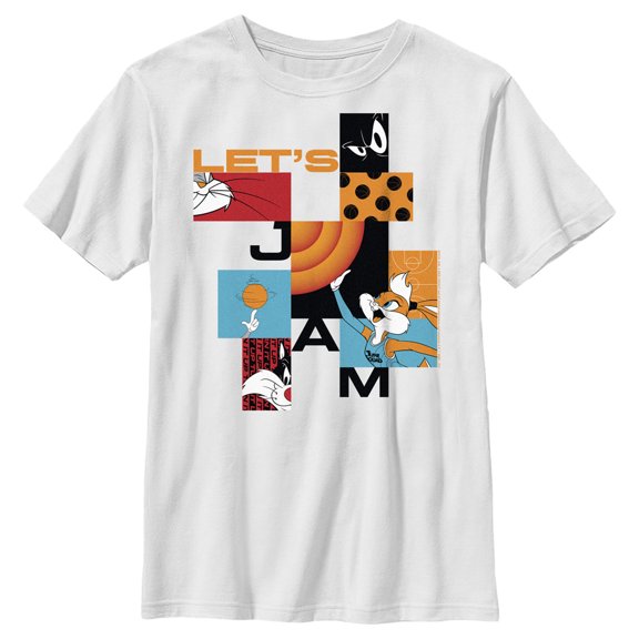 Boy's Space Jam: A New Legacy Lola Bunny Let's Jam Graphic Tee White X Large