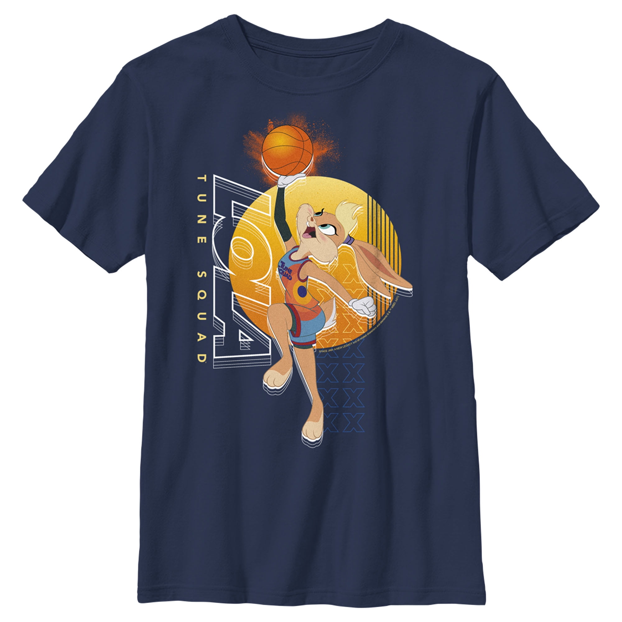 Boy's Space Jam: A New Legacy Lola Bunny Profile Graphic Tee Navy