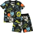 thumbnail image 1 of Boy's Space Jam Shorts and T-Shirt Set - Space Jam Boys Basketball Clothing set, 1 of 5