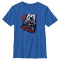 thumbnail image 1 of Boy's Spider-Man: Across the Spider-Verse Characters Logo Graphic Tee Royal Blue Large, 1 of 5