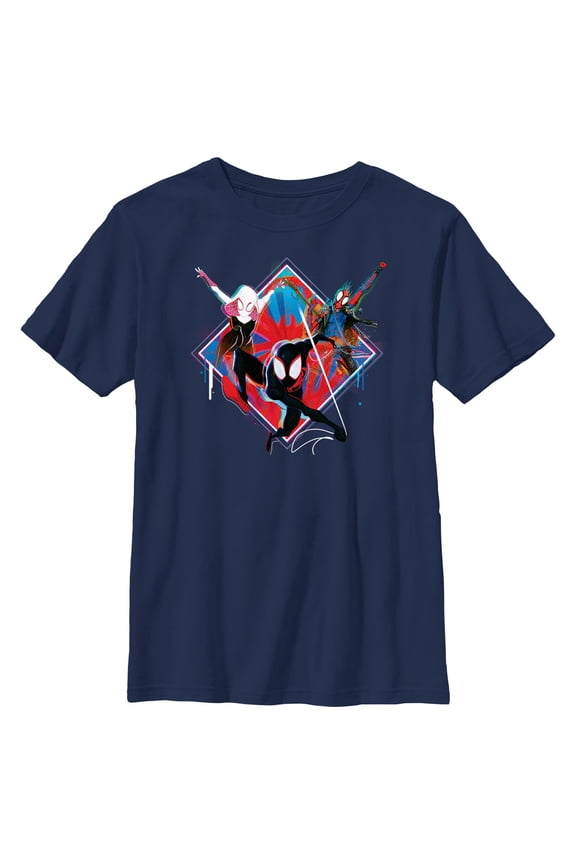 Boy's Spider-Man: Across the Spider-Verse Heroes Graphic T-Shirt