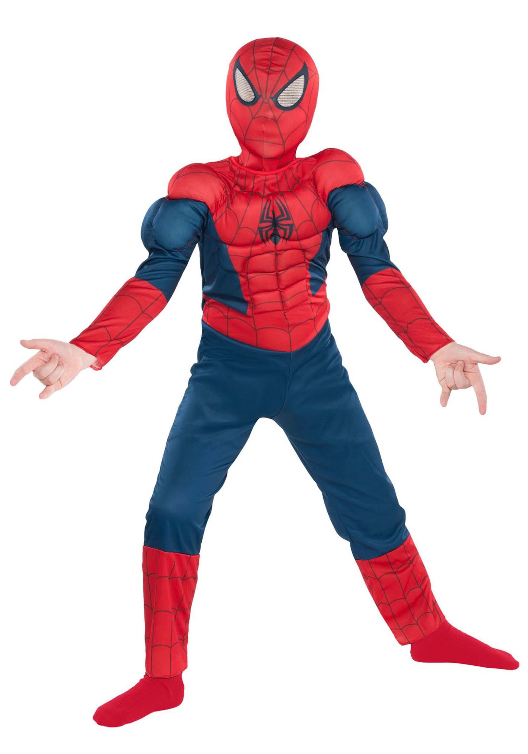 Boy's Spider-Man Muscle Suit Costume - Walmart.com