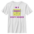 thumbnail image 1 of Boy's SpongeBob SquarePants I'm A Goofy Goober  Graphic Tee White X Small, 1 of 4