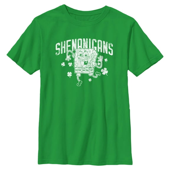 Boy's SpongeBob SquarePants Shenanigans Graphic T-Shirt