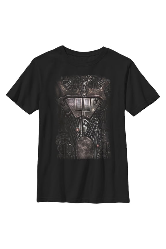 Boy's Star Trek: The Next Generation Borg Armor Graphic Tee Black Small