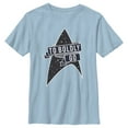 thumbnail image 1 of Boy's Star Trek To Boldly Go Starfleet Graphic Tee Light Blue Medium, 1 of 4
