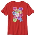 thumbnail image 1 of Boy's Star Trek Valentine's Starfleet Candy Hearts  Graphic Tee Red X Small, 1 of 3