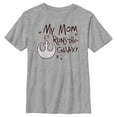 thumbnail image 1 of Boy's Star Wars: A New Hope Mother's Day Mom Runs Galaxy Graphic Tee Athletic Heather Large, 1 of 5