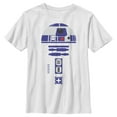 thumbnail image 1 of Boy's Star Wars: A New Hope R2-D2 Body  Graphic Tee White Large, 1 of 4