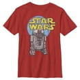 thumbnail image 1 of Boy's Star Wars: A New Hope Retro R2-D2  Graphic Tee Red Medium, 1 of 4