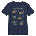 thumbnail image 1 of Boy's Star Wars: A New Hope Story Map  Graphic Tee Navy Blue Large, 1 of 4
