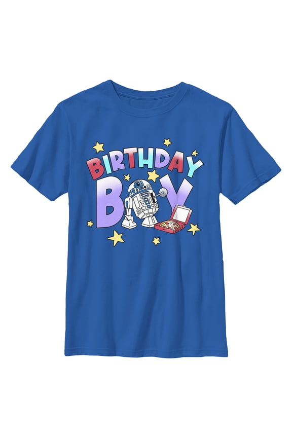 Boy's Star Wars Birthday Boy R2-D2 Party Graphic T-Shirt