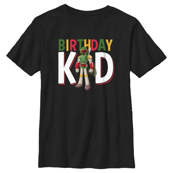 Boy's Star Wars Boba Fett Birthday Kid Graphic T-Shirt