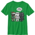 thumbnail image 1 of Boy's Star Wars Boba It's Cold Outside  Graphic Tee Kelly Green Small, 1 of 3