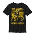 thumbnail image 1 of Boy's Star Wars Choking Hazard  Graphic Tee Black Medium, 1 of 4