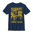 thumbnail image 1 of Boy's Star Wars Choking Hazard Graphic Tee Navy Blue Large, 1 of 3