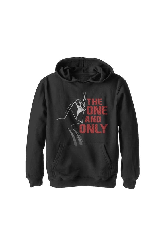 Boy's Star Wars Darth Vader One and Only Pull Over Hoodie Black Medium