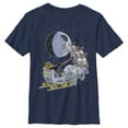 thumbnail image 1 of Boy's Star Wars Darth Vader Starry Sleigh  Graphic Tee Navy Blue X Large, 1 of 4
