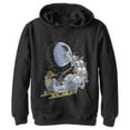 thumbnail image 1 of Boy's Star Wars Darth Vader Starry Sleigh  Pull Over Hoodie Black Large, 1 of 4