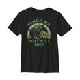 thumbnail image 1 of Boy's Star Wars Do Not Pinch Yoda  Graphic Tee Black Small, 1 of 4