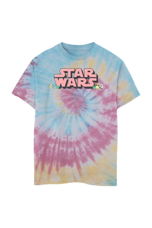 Boy's Star Wars Easter Themed Chest Logo Graphic T-Shirt