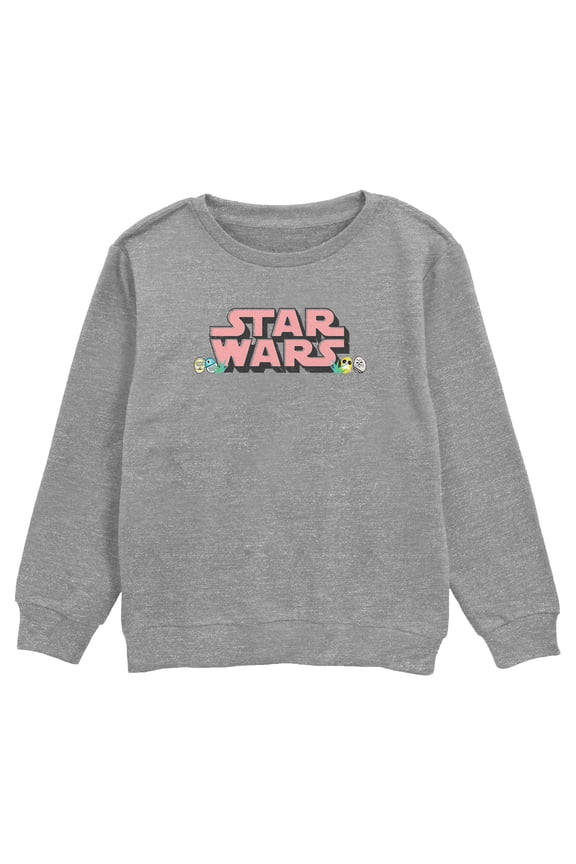 Boy's Star Wars Easter Themed Chest Logo Sweatshirt
