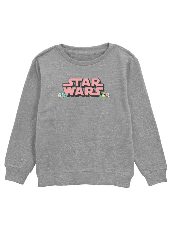 Boy's Star Wars Easter Themed Chest Logo Sweatshirt