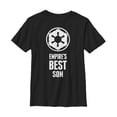 thumbnail image 1 of Boy's Star Wars Empire's Best Son Logo Graphic Tee Black Large, 1 of 4