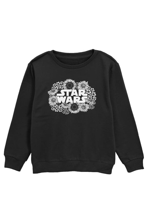 Boy's Star Wars Flowers Logo Sweatshirt