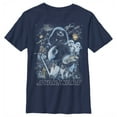 thumbnail image 1 of Boy's Star Wars Galaxy Of Stars Poster  Graphic Tee Navy Blue Medium, 1 of 3
