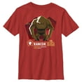 thumbnail image 1 of Boy's Star Wars: Galaxy of Creatures The Rancor  Graphic Tee Red Medium, 1 of 4
