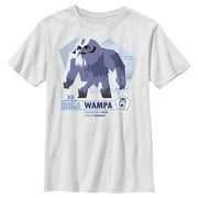 Boy's Star Wars: Galaxy of Creatures Wampa Species  Graphic Tee White Large