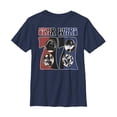 thumbnail image 1 of Boy's Star Wars Groovy Villains Graphic Tee Navy Blue Medium, 1 of 3