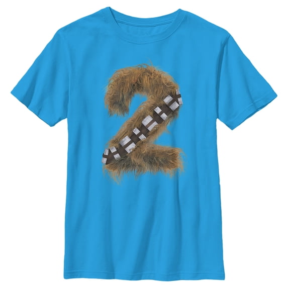 Boy's Star Wars Hairy Chewbacca 2nd Birthday Graphic T-Shirt