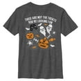 thumbnail image 1 of Boy's Star Wars Halloween Not the Treats Graphic Tee Charcoal Heather Large, 1 of 5