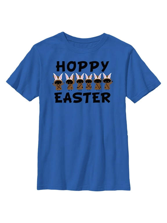 Boy's Star Wars Hoppy Easter From The Jawas Graphic Tee Royal Blue Medium