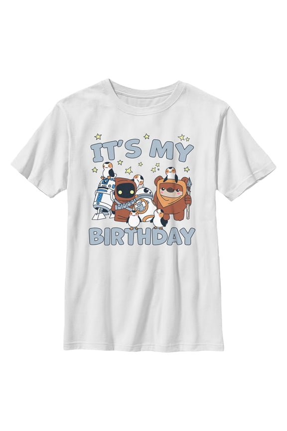 Boy's Star Wars It's My Birthday Friends Graphic T-Shirt