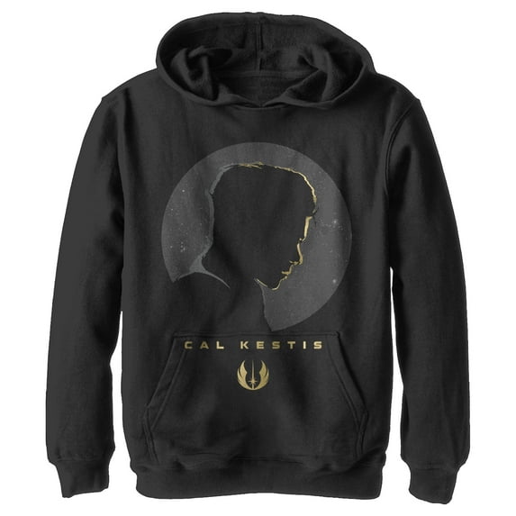 Boy's Star Wars Jedi: Fallen Order Cal Kestis Jedi Pull Over Hoodie Black Large