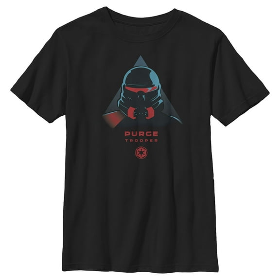 Boy's Star Wars Jedi: Fallen Order Purge Trooper Portrait Graphic Tee Black Small