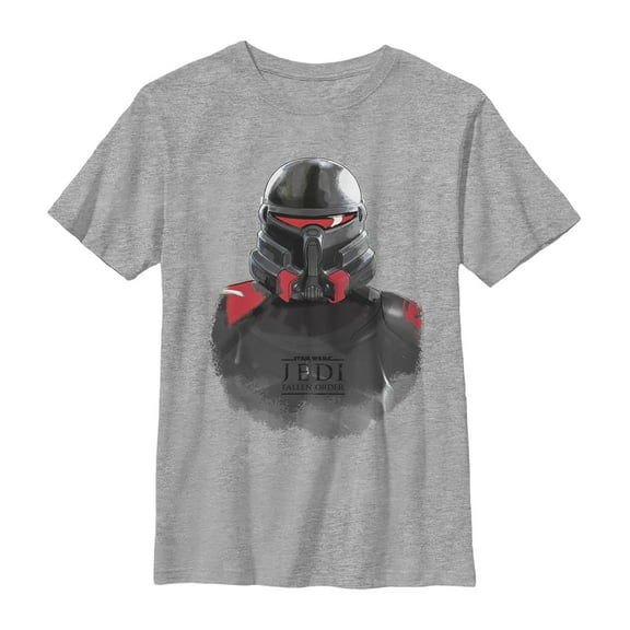 Boy's Star Wars Jedi: Fallen Order Purge Trooper Watercolor  Graphic Tee Athletic Heather Small