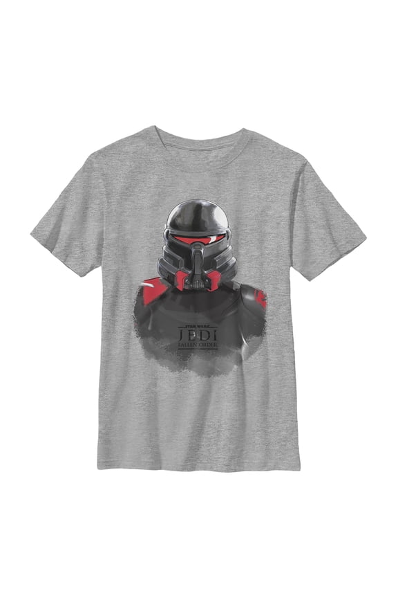 Boy's Star Wars Jedi: Fallen Order Purge Trooper Watercolor Graphic Tee Athletic Heather Small