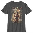 thumbnail image 1 of Boy's Star Wars Luke Skywalker Ready  Graphic Tee Charcoal Heather X Large, 1 of 4