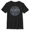 thumbnail image 1 of Boy's Star Wars May the Fourth Lightsabers Graphic Tee Black Medium, 1 of 5