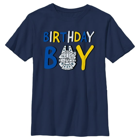 Boy's Star Wars Millennium Falcon Birthday Boy Graphic T-Shirt
