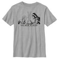 thumbnail image 1 of Boy's Star Wars: Obi-Wan Kenobi Darth Vader vs Kenobi Sketch Lightsaber Duel Graphic Tee Athletic Heather X Large, 1 of 5