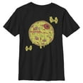 thumbnail image 1 of Boy's Star Wars Pizza Death Star  Graphic Tee Black Large, 1 of 3