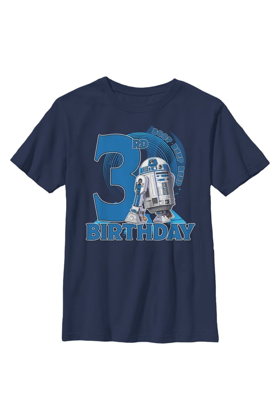 Boy's Star Wars R2-D2 3rd Birthday Graphic T-Shirt