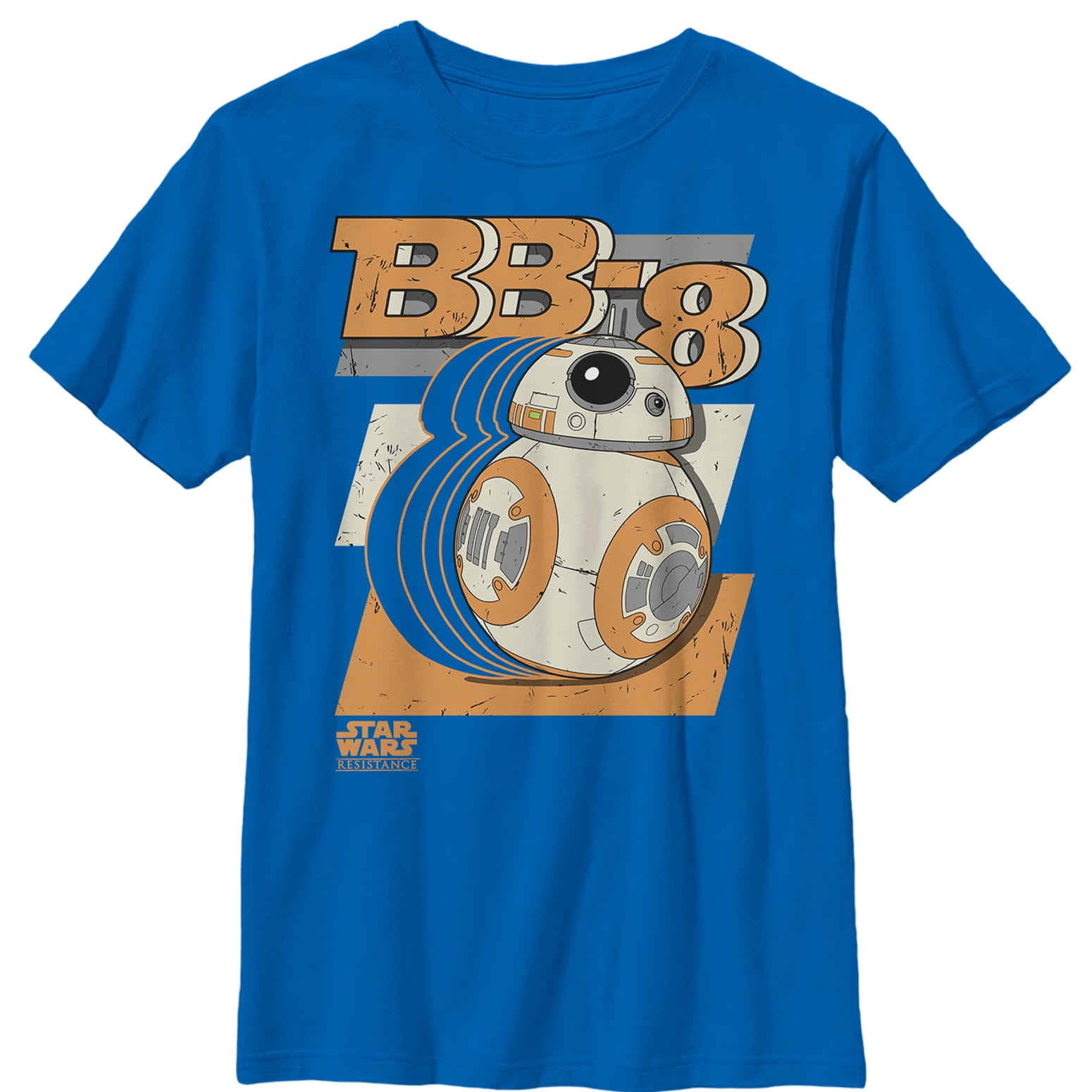 Boy's Star Wars Resistance Geometric BB-8 Graphic Tee Royal Blue